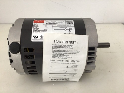 #ad Dayton 6XH53BG Belt Drive Motor 1 2HP 115V 1140 RPM NEW FREE SHIPPING $329.99
