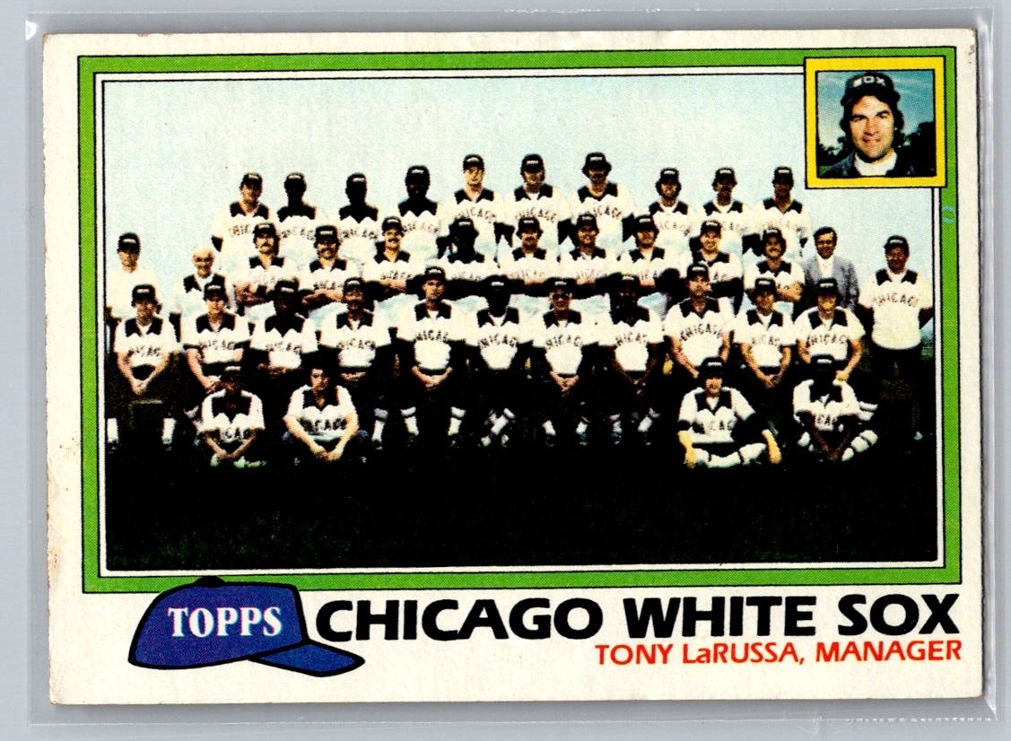 Chicago White Sox / Tony LaRussa 1981 Topps Chicago White Sox #664