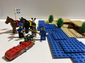 Lego Mini Figurines Western / Cowboy / Indians, Based On Lego 2846