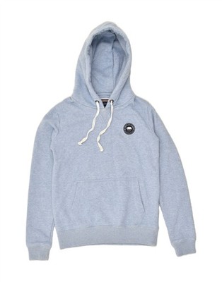 Soul Cal Damen Hoodie Pullover UK 8 Small Blau Baumwolle BE63