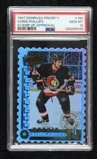 1997 Donruss Priority Rookie Stamp of Approval Chris Phillips PSA 10 GEM MT 3t8