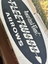 Fleetwood Archery Vintage Wooden Arrows uncut 1 Doz. For 50/55# Recurve/Longbow 