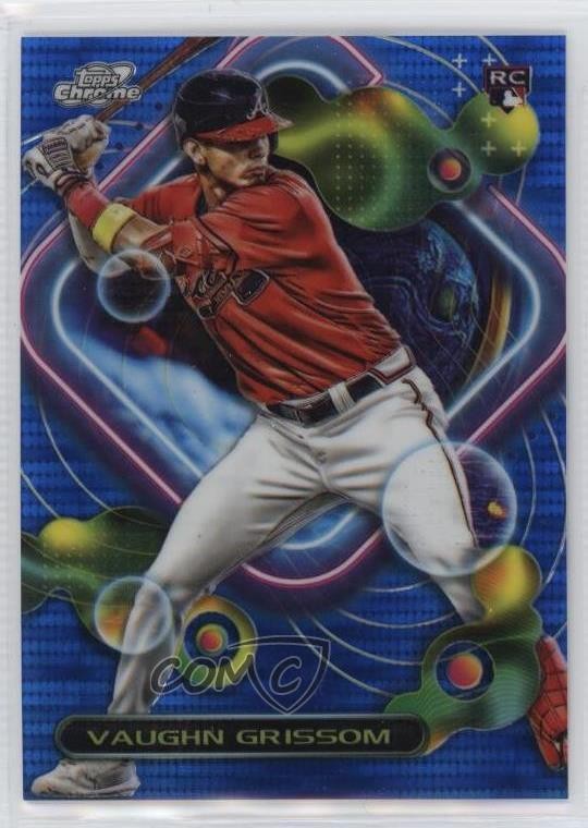 2023 Topps Cosmic Chrome Blue Moon Refractor 84/99 Vaughn Grissom #94 0i8b