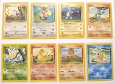 1999 Pok mon Cards Set of 8 WOTC No Duplicates