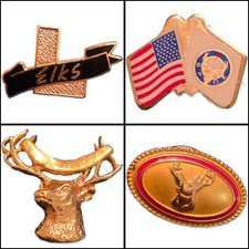 BPOE Elks Pin Lot of 4