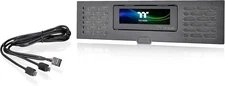 Thermaltake Tower 200 Series Black LCD Panel Kit, 3.9" Panel, 