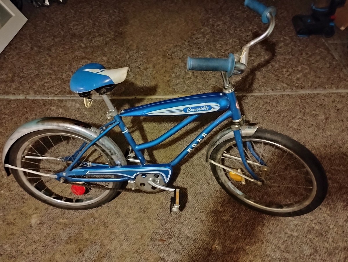 Vintage ROSS Convertible Racing Style Boys Bike. 20” Wheels RARE