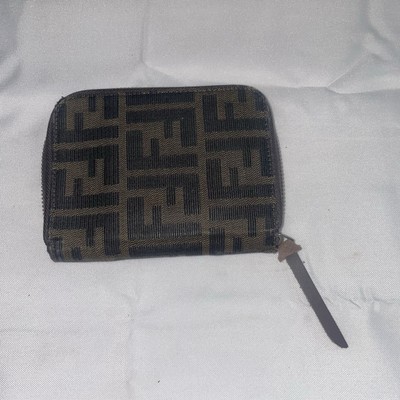 FENDI vintage 財布 Fendi Vintage Zucca Kiss Lock French Wallet | Fendi