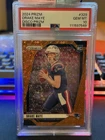 2024 Panini Prizm Drake Maye #329 Orange Disco Prizm Rookie RC PSA 10 GEM MINT