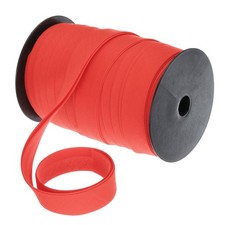 1" Doppelfalz Schr&auml;gband Polyester Kontinuierliches Schr&auml;gband (Rot, 55 Yards)