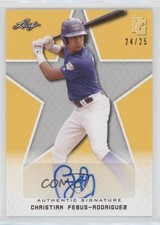 2020 Yellow 24/25 Christian Febus-Rodriguez #BA-CFR Auto 0c6