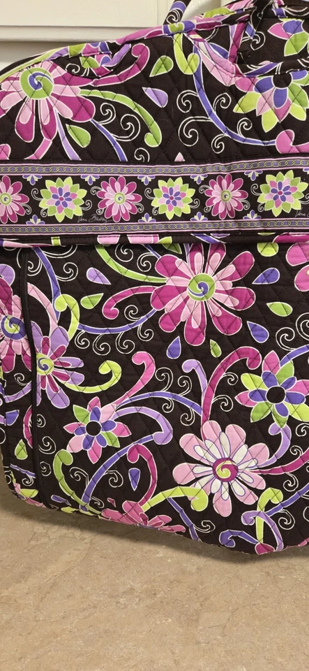 Vera Bradley Bolso Colgante Prenda Bolso Traje Retirado Púrpura Punzón Raro Foto 3 de 4