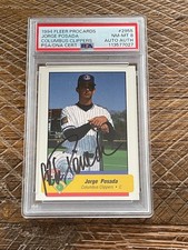 1994 Fleer Procards Minor League Jorge Posada RC PSA/DNA 8 signed autographed