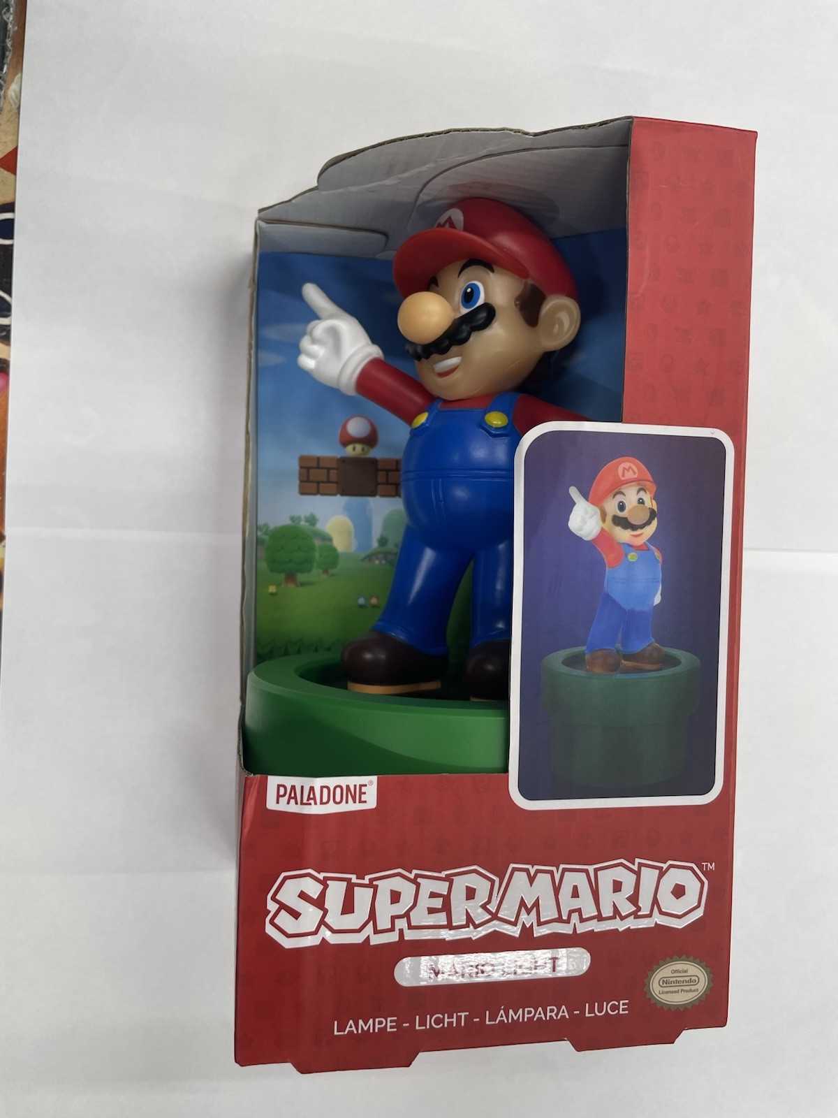 Nintendo Super Mario Light, Mario Bros 3D light, Officially licensed By Paladone