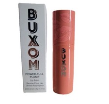 Buxom NIB Power-full Plump  1st Crush  Lip Balm 0.17 oz 4.8g Pink Peach