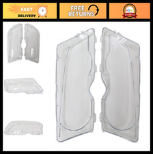 Left Driver and Right Passenger Side Clear Headlight Head Light Lamp Lens Cover