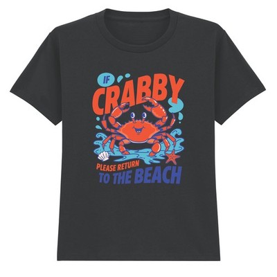 If Crabby Please Return To Jungen Mädchen Kinder T-Shirt Krabbe Geschenk für Kinder