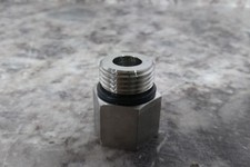 Parker 8-6 F5OG5-SS 1/2 In x 3/8 In Silver Stainless Steel Reducing Adapter