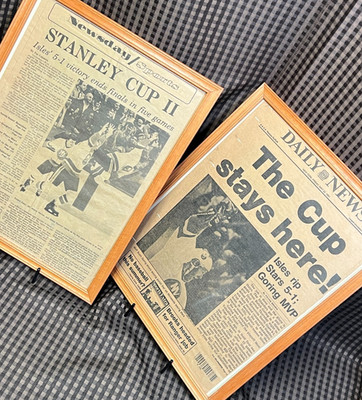 Vintage Islanders Stanley Cup May 22 1981 New York Newsday Daily News Page Frame