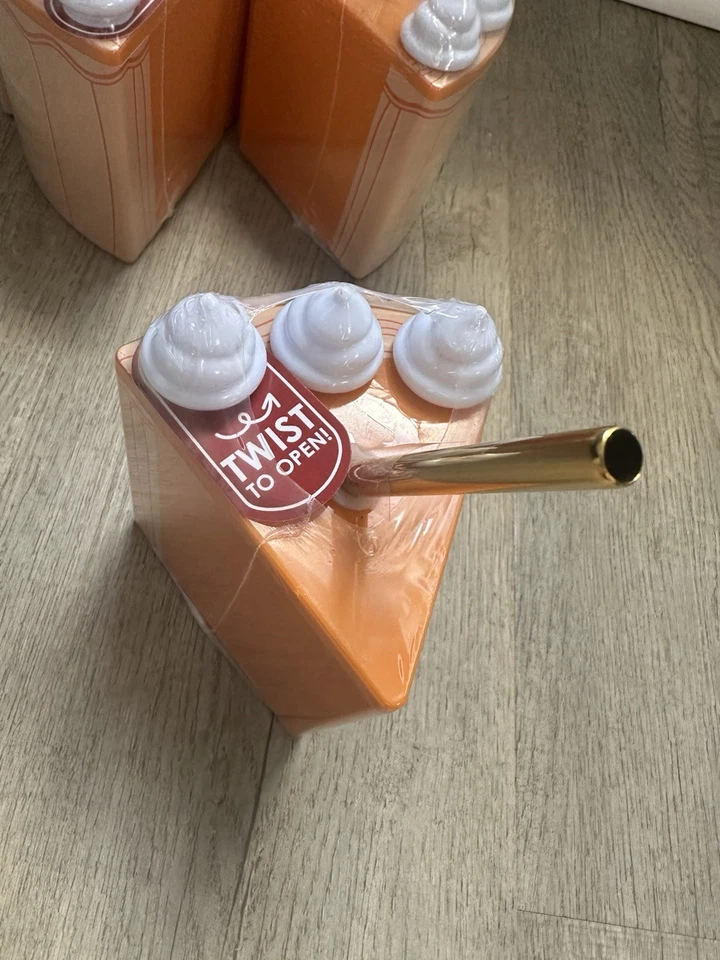 Novelty Tumbler Set of 6: Packed Party "Piece of Cake" Pumpkin Pie Thanksgiving - Image 3 of 4