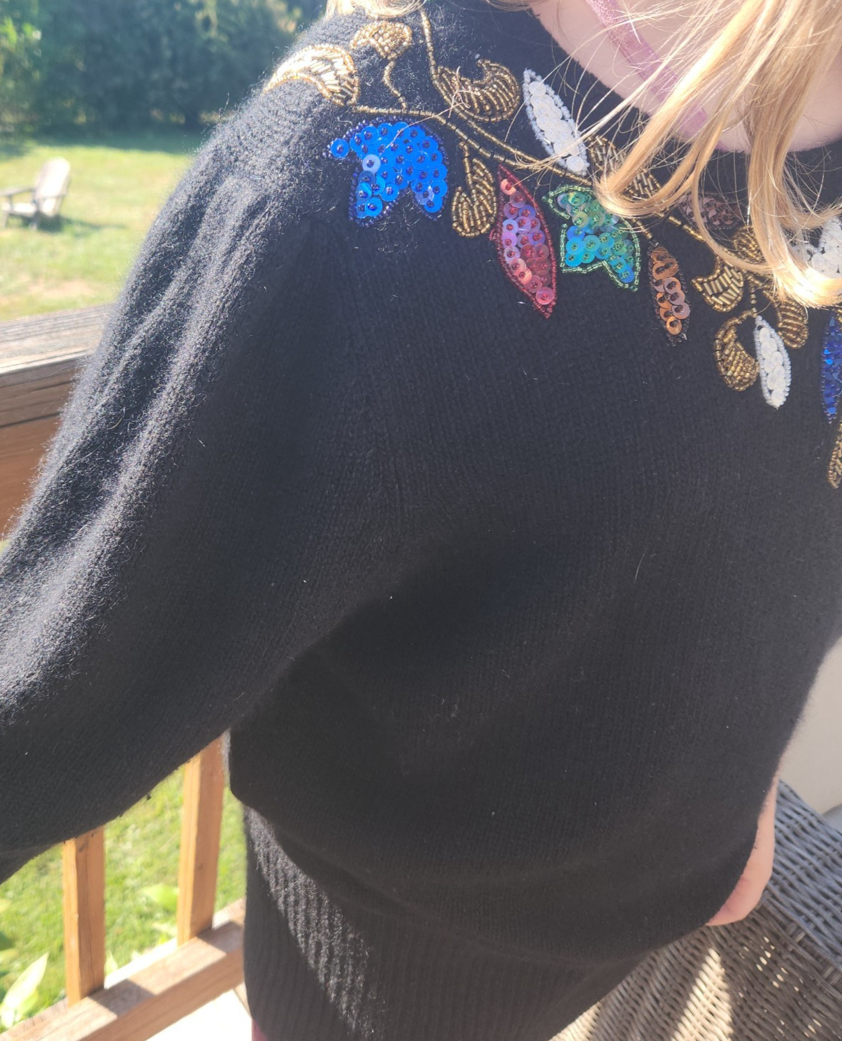 I.B. Diffusion Sequin Beaded Sweater - image 1