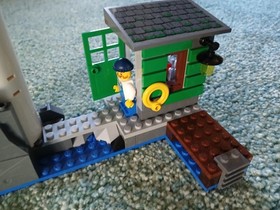 LEGO 60109 City Fire Boat with box.