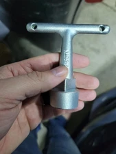 Pentagon Water Meter Wrench Curb Stop Key, Heavy-Duty for Meter Box Covers Durab