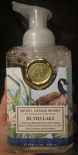 Michel Design Works BY THE LAKE Foaming Shea Butter Hand Soap LOTUS FLOWERS 17.8