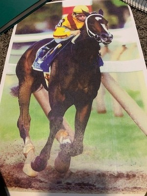 Rachel Alexandra Winning Saratoga's Woodward, Oversized Photo