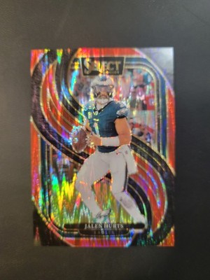 2024 Panini Select - Premier Level Jalen Hurts #165 Red Shock Prizm /249