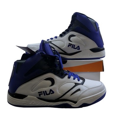 FILA Kj7 Men s 11.5 White Royal Blue Black Kevin Johnson Duke Basketball NIB