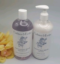 Crabtree Evelyn Nantucket Briar Bath Shower Gel Body Lotion 16.9 oz