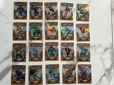 Topps Finest Fantastic Four 2026: Complete It's Clobberin' Time Set (20)