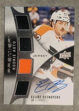 2023-24 Upper Deck Premier Rookie Auto Jersey - Elliot Desnoyers #PRA-ED #/99