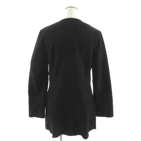 ZARA BASIC Jacket No Collar Long Length Nubuck Te… - image 7