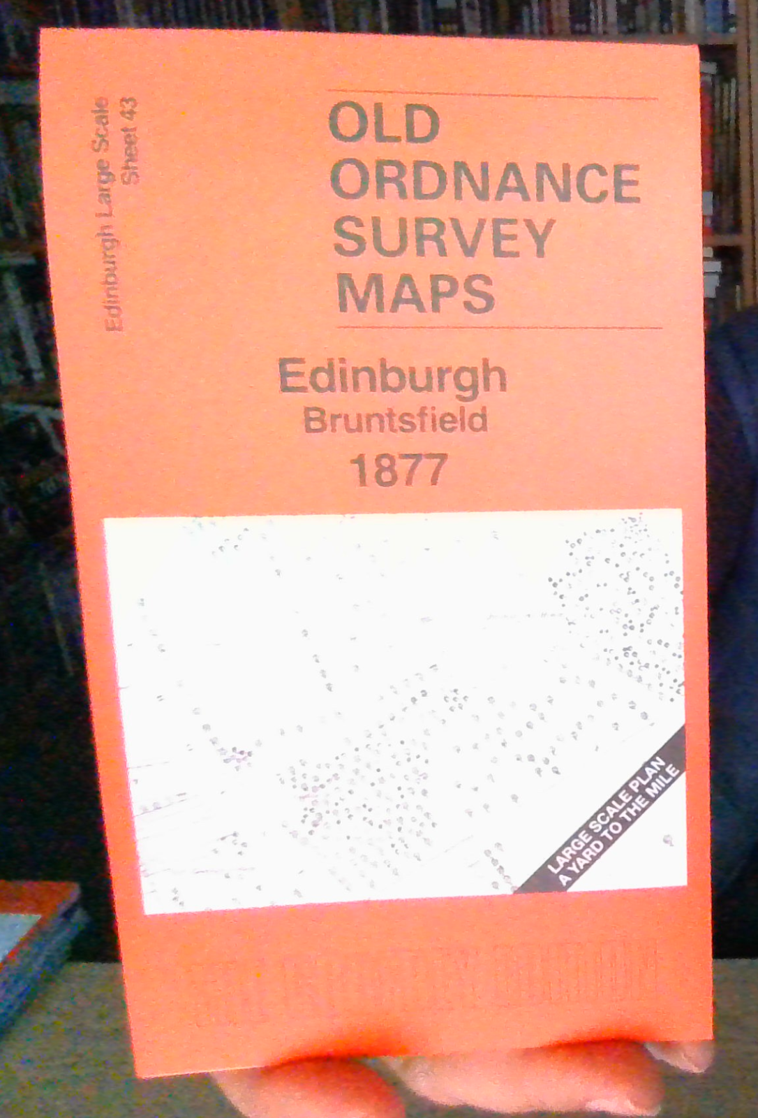 MAP OF EDINBURGH BRUNTSFIELD 1877: EDINBURGH SHEET 43 BY ALAN GODFREY NEW