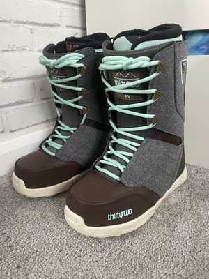 Thirty Two women s Lashed Snowboard Boots  UK 8 / EU 42 Grey Brown