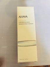 Maschera viso fango purificante AHAVA Time to Clear 3,4 fl. oz nuova con scatola - prezzo consigliato dal produttore $35