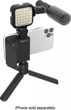 Digipower - Follow ME Vlogging Kit for Phones and Cameras Includes Micropho...