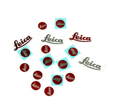 For Leica Camera/Phone/Headphones etc. Metallic Sticker Label Logo Decal