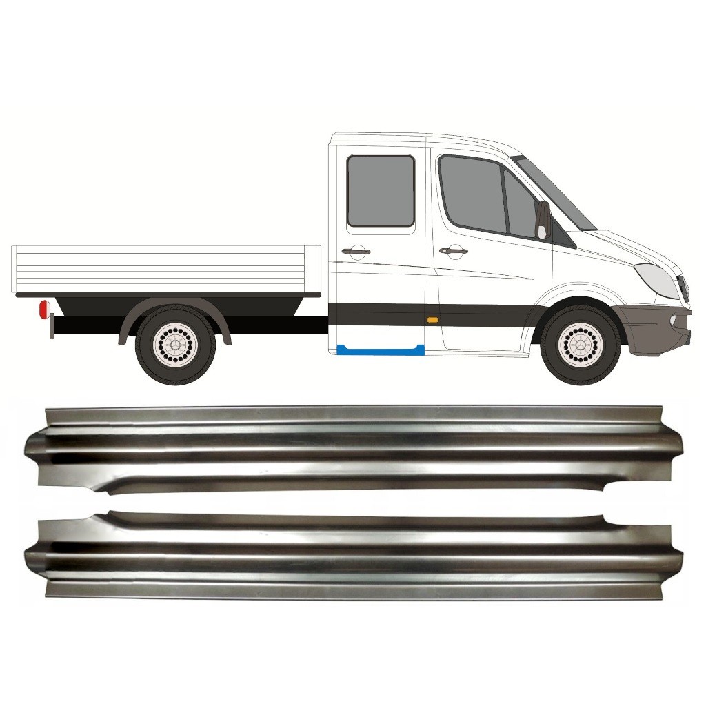Rear sill repair panel for Mercedes Sprinter 2006-2018 / Left+Right / Set