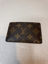 Louis Vuitton Monogram Canvas Card Holder Brown Unisex COA Auth