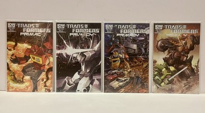 Transformers G1 Primacy IDW Complete 1:10 Retailer Incentive  Cover #1-4 set