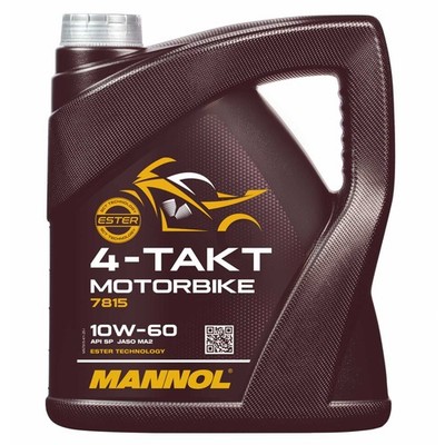 Motoröl Öl MANNOL 10W-60 4-Takt Motorbike 4 Liter für Aprilia Husqvarna KTM MV 
