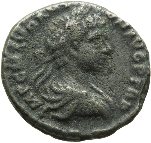 009. Römische Münze. CARACALLA, Billon Denar. Moneta. aVF