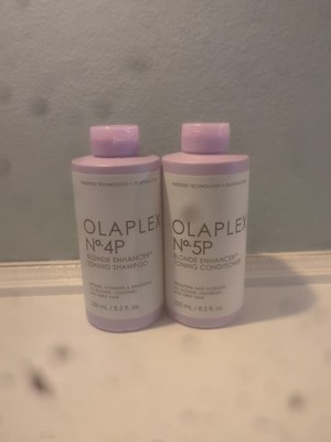 Olaplex No. 4P & 5P Blonde Enhancer Toning Purple Shampoo and Conditioner 8.5 oz