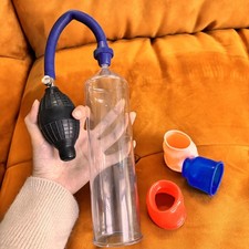 Vacuum Penis Extend Cylinder Pump for Male Enhancement Enlarger with 3 Sleeves