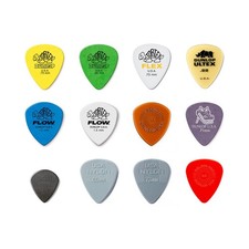 Dunlop Guitar Picks 12 Different Picks Recording Variety Thickness Material