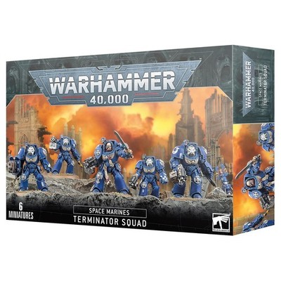 Space Marines Terminator Squad 2023 Edition Blau Games Workshop Warhammer