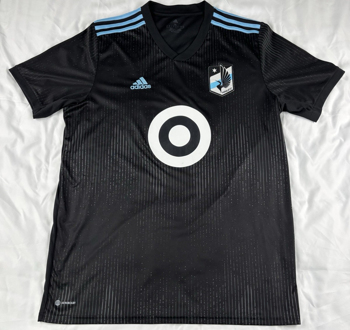 Minnesota United Football Club Adidas Soccer Jersey XL Black 2021